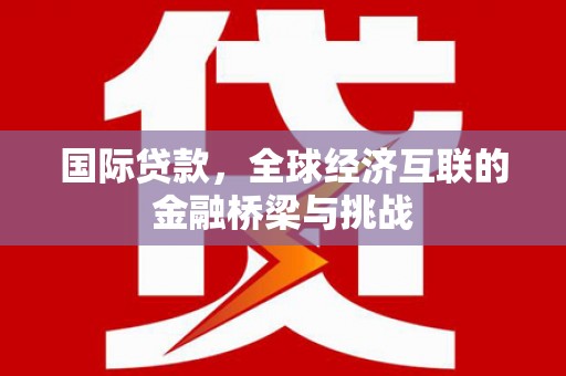 利辛国际贷款，全球经济互联的金融桥梁与挑战