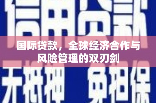 利辛国际贷款，全球经济合作与风险管理的双刃剑