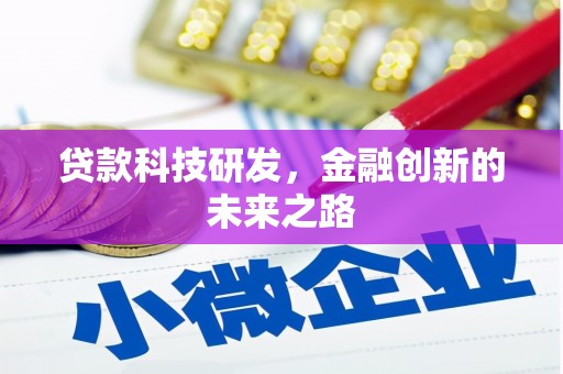 利辛贷款科技研发，金融创新的未来之路