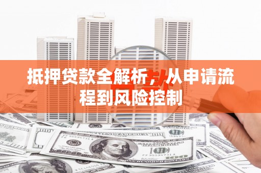 利辛抵押贷款全解析，从申请流程到风险控制