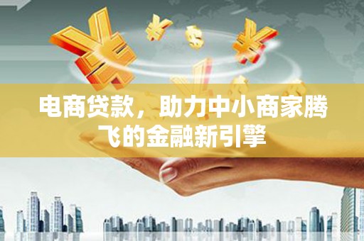 利辛电商贷款，助力中小商家腾飞的金融新引擎