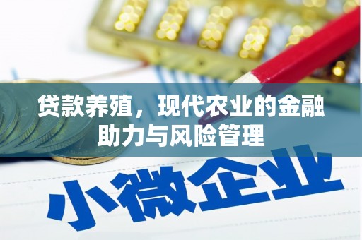 利辛贷款养殖，现代农业的金融助力与风险管理