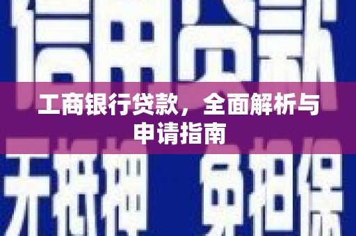 利辛工商银行贷款，全面解析与申请指南