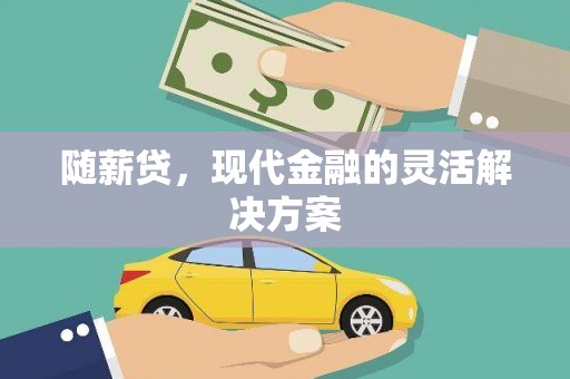利辛随薪贷，现代金融的灵活解决方案