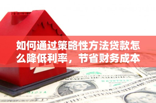 利辛如何通过策略性方法贷款怎么降低利率，节省财务成本