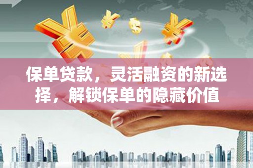 利辛保单贷款，灵活融资的新选择，解锁保单的隐藏价值