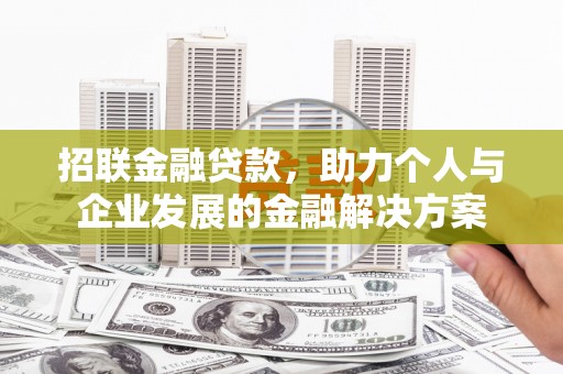 利辛招联金融贷款，助力个人与企业发展的金融解决方案