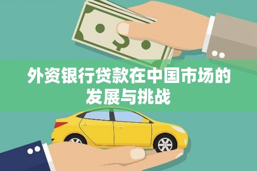 利辛外资银行贷款在中国市场的发展与挑战