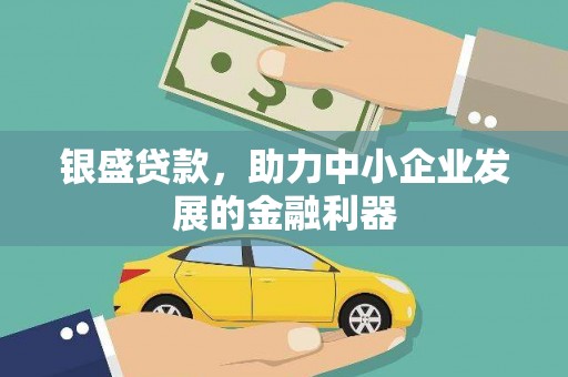 利辛银盛贷款，助力中小企业发展的金融利器