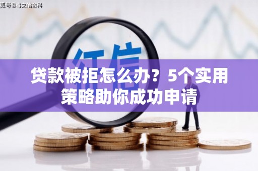 利辛贷款被拒怎么办？5个实用策略助你成功申请