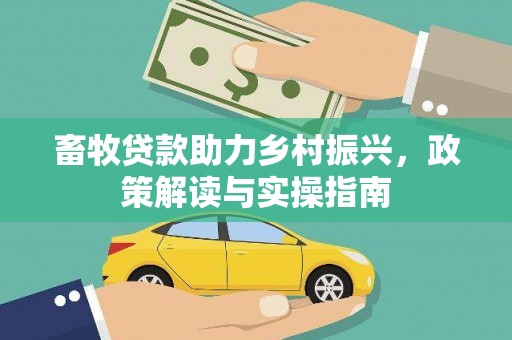利辛畜牧贷款助力乡村振兴，政策解读与实操指南