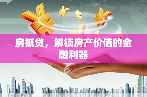 利辛房抵贷，解锁房产价值的金融利器