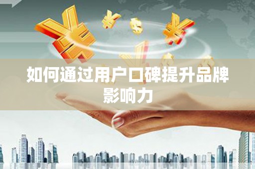 利辛如何通过用户口碑提升品牌影响力