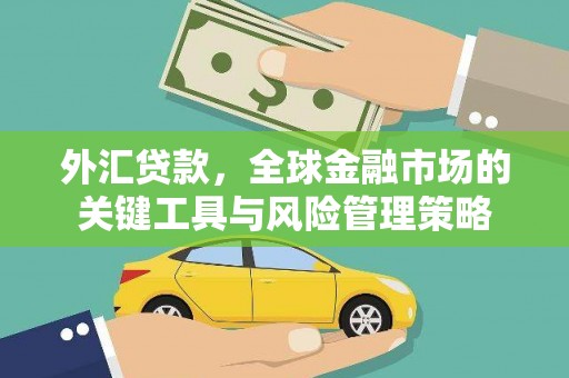利辛外汇贷款，全球金融市场的关键工具与风险管理策略