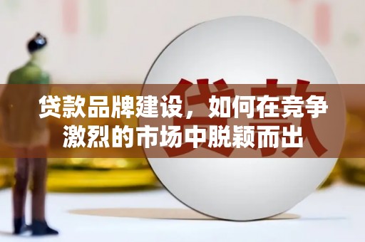 利辛贷款品牌建设，如何在竞争激烈的市场中脱颖而出