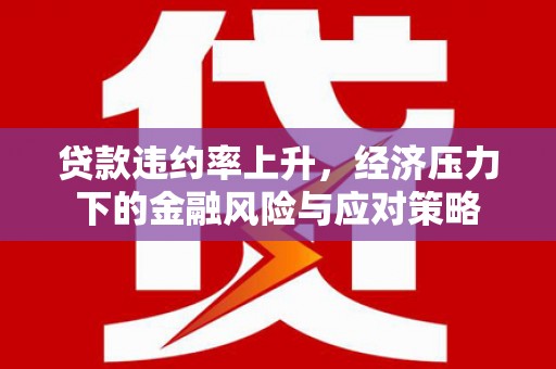 利辛贷款违约率上升，经济压力下的金融风险与应对策略