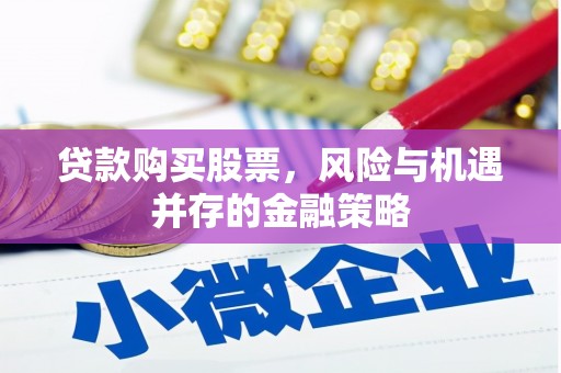 利辛贷款购买股票，风险与机遇并存的金融策略