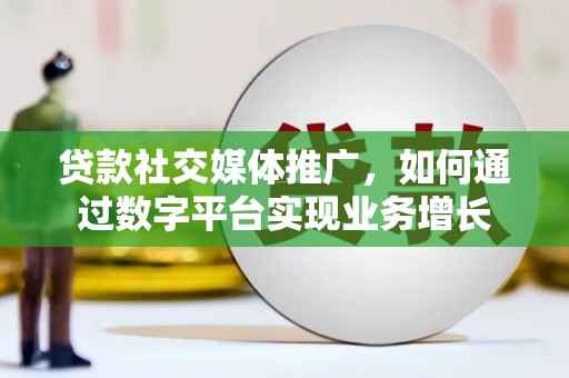 利辛贷款社交媒体推广，如何通过数字平台实现业务增长