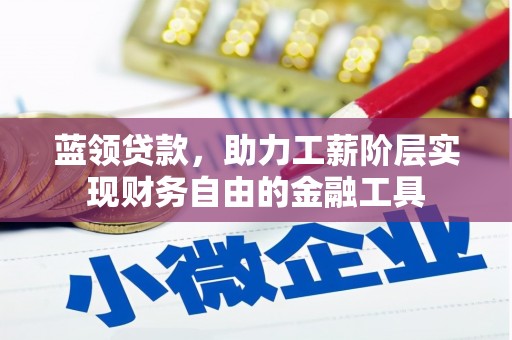 利辛蓝领贷款，助力工薪阶层实现财务自由的金融工具
