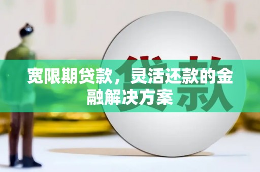 利辛宽限期贷款，灵活还款的金融解决方案