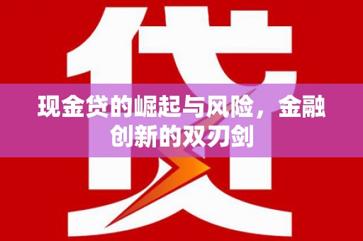 利辛现金贷的崛起与风险，金融创新的双刃剑
