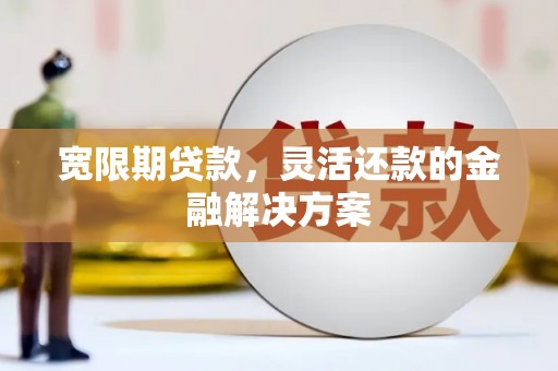 利辛宽限期贷款，灵活还款的金融解决方案
