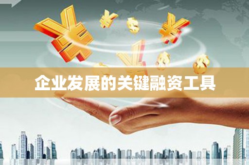 利辛企业发展的关键融资工具