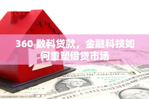 利辛360 数科贷款，金融科技如何重塑借贷市场