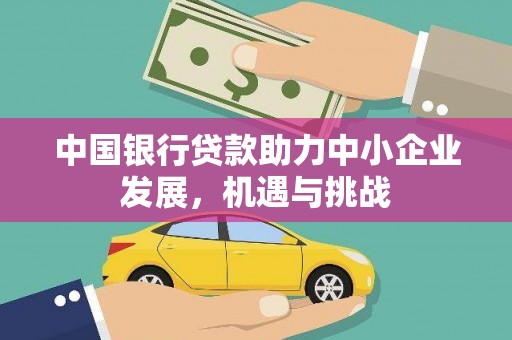 利辛中国银行贷款助力中小企业发展，机遇与挑战