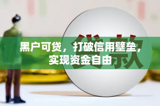 利辛黑户可贷，打破信用壁垒，实现资金自由