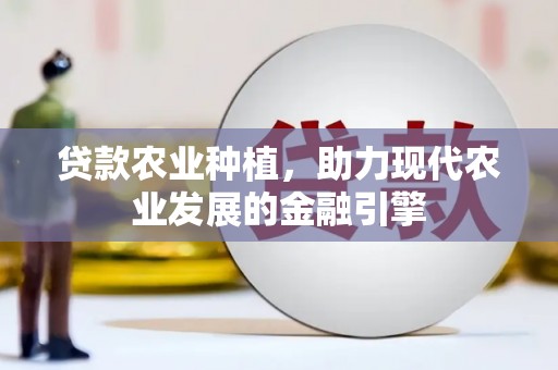 利辛贷款农业种植，助力现代农业发展的金融引擎