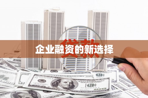 利辛企业融资的新选择