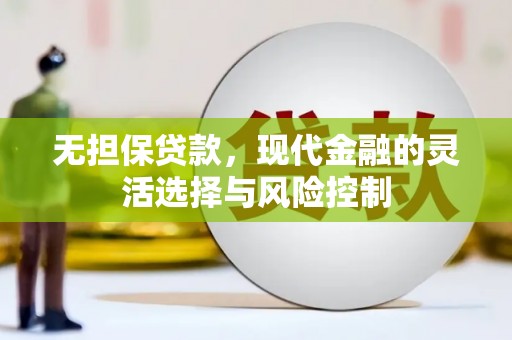 利辛无担保贷款，现代金融的灵活选择与风险控制