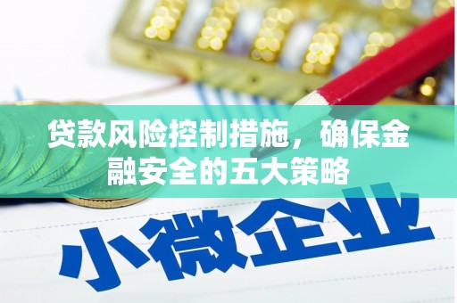 利辛贷款风险控制措施，确保金融安全的五大策略
