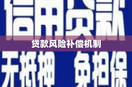 利辛贷款风险补偿机制
