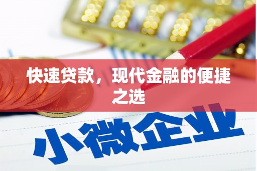 利辛快速贷款，现代金融的便捷之选