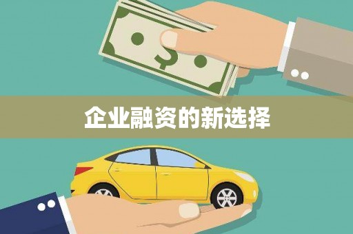 利辛企业融资的新选择
