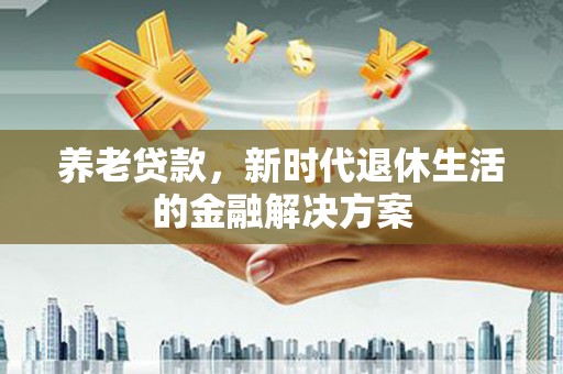 利辛养老贷款，新时代退休生活的金融解决方案