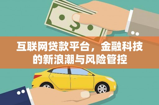 利辛互联网贷款平台，金融科技的新浪潮与风险管控