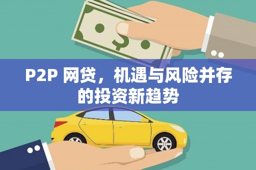 利辛P2P 网贷，机遇与风险并存的投资新趋势