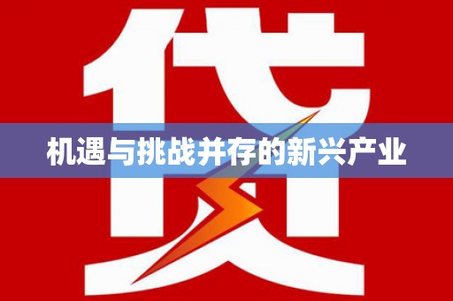 利辛机遇与挑战并存的新兴产业