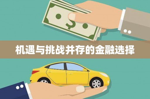 利辛机遇与挑战并存的金融选择