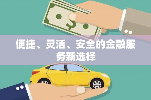 利辛便捷、灵活、安全的金融服务新选择