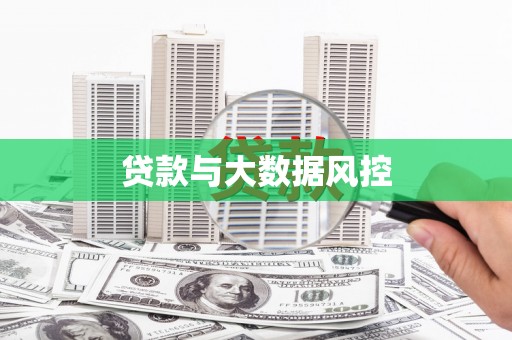 利辛贷款与大数据风控