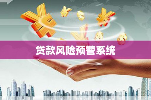 利辛贷款风险预警系统